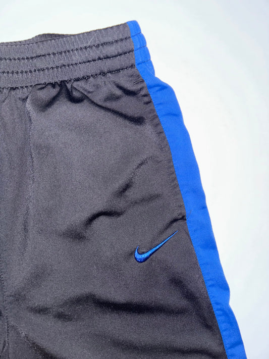 Nike Track Pants – Black with Blue Side Panels